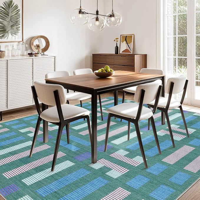 cotiled 5x7 Area Rugs Living Room Rug: Washable Boho Rugs - Image 5