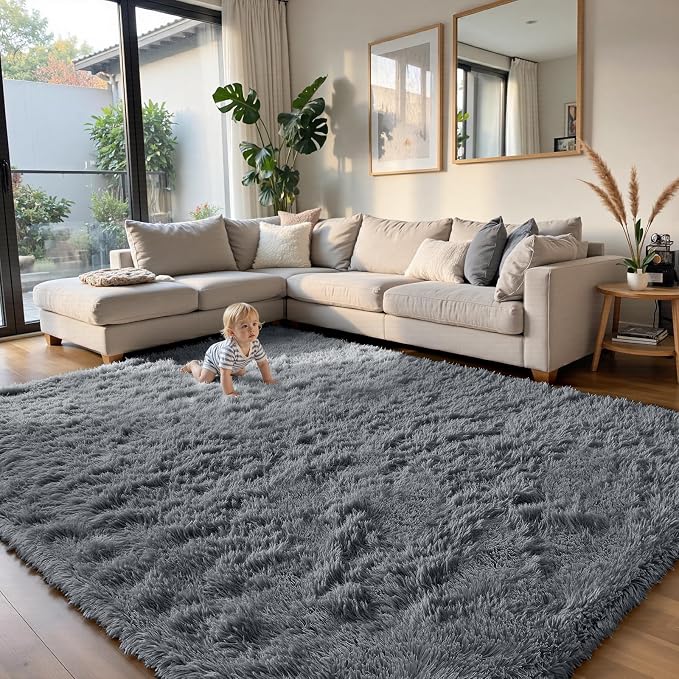 yongyangjuxin Fluffy Rug Shag Area Rug, Super Soft Shag Rugs - Image 2