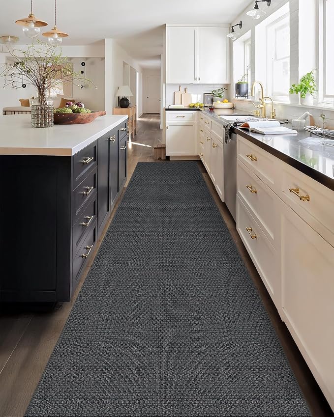 Color&Geometry Door Mat 2'4"x8' Runner Rug - Image 9