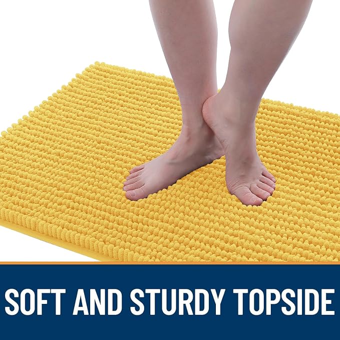 OLANLY Dog Door Mat for Muddy Paws 44x24, Ultra Absorbent Chenille Mud Doormat - Image 3
