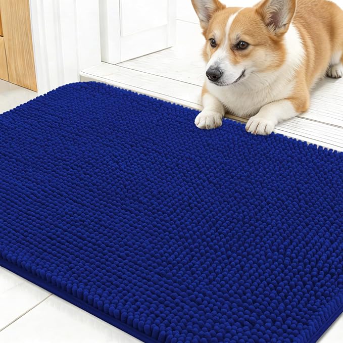OLANLY Dog Door Mat for Muddy Paws 30x17, Absorbs Moisture and Dirt, Absorbent by OLANLY