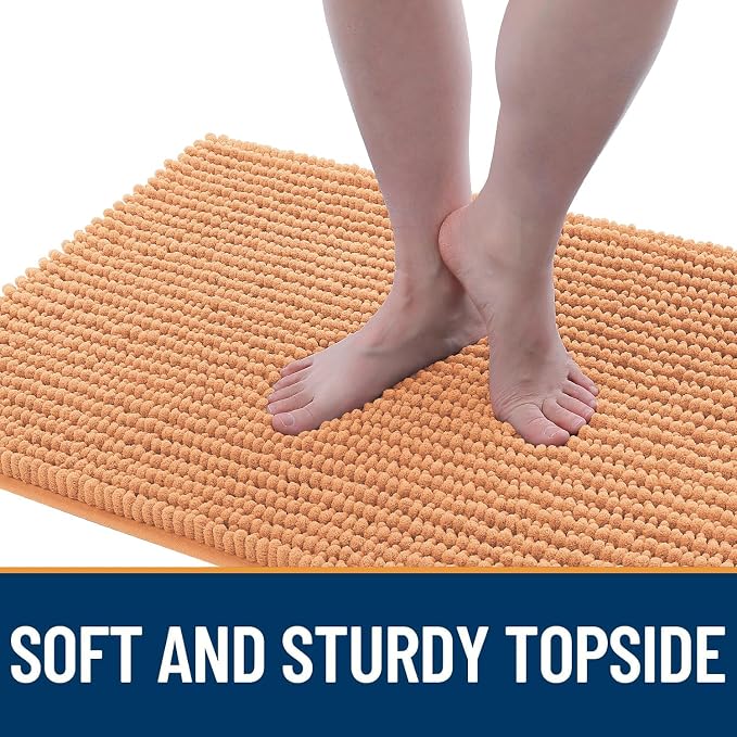 OLANLY Dog Door Mat for Muddy Paws 44x24, Ultra Absorbent Chenille Mud Doormat - Image 3