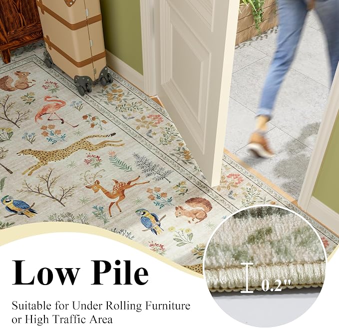 DUKINO 3x10 Washable Runner Rug - Image 7