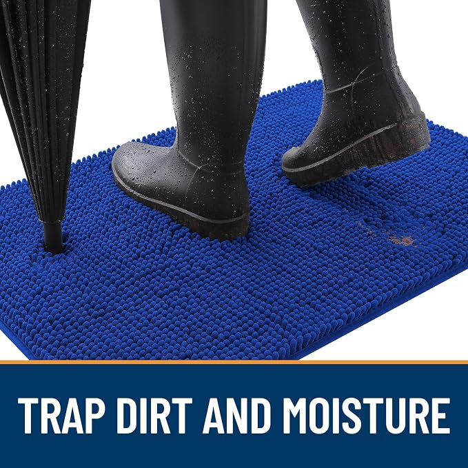 OLANLY Dog Door Mat for Muddy Paws 24x16, Absorbs Moisture and Dirt, Absorbent - Image 2