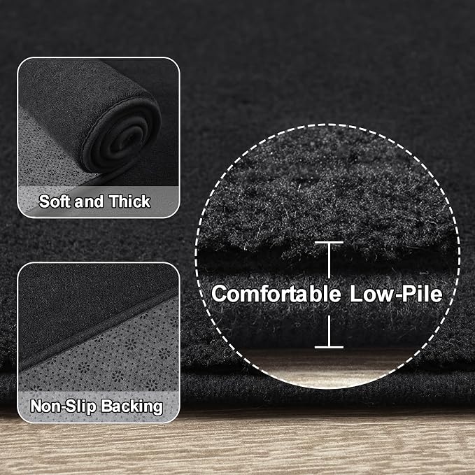 Amearea Modern Soft Hallway Runner Rug, 2x8 Feet Area Rug Runners - Image 3