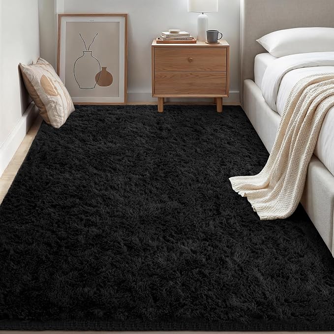 8x10 Area Rugs for Living Room Bedroom: Soft Fluffy Shag Rugs Upgrade Non-Slip - Image 7