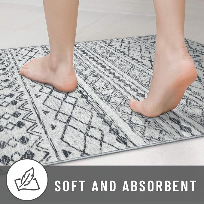 KUTA Boho Runners for Hallways 2.6x10 ft Moroccan Washable Runner Rug Non-Slip - Image 8