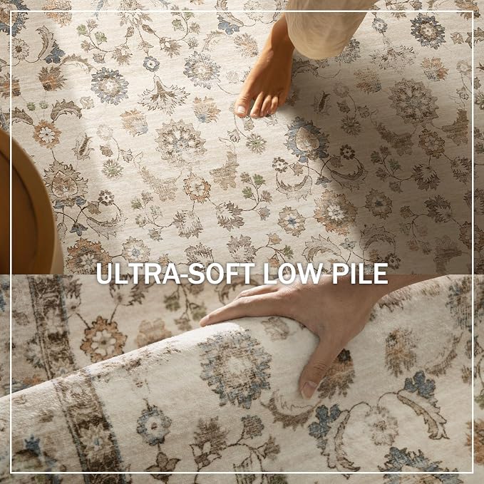 Washable Runners for Hallways Kitchen Rug: 2'x6' Kitchen Runner Stain Resistant - Image 4