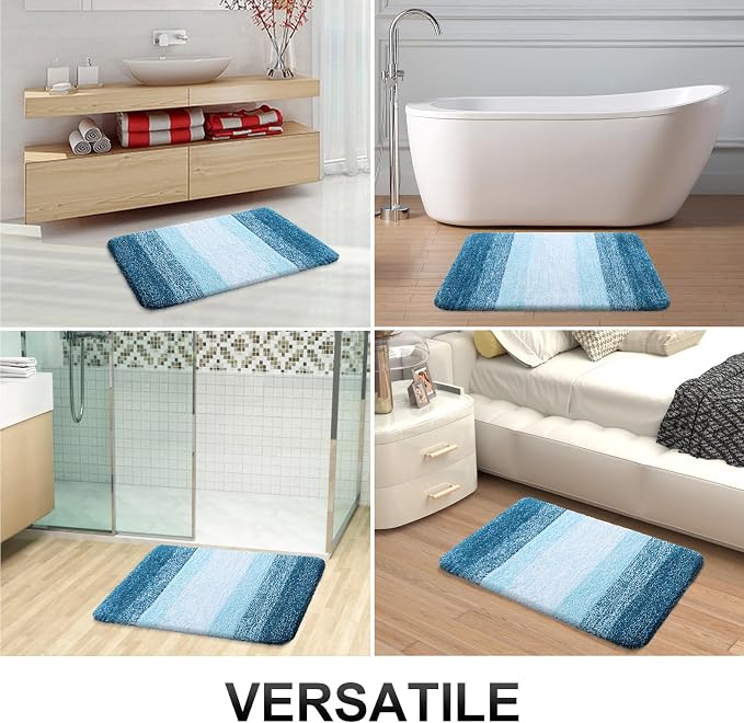 OLANLY Bathroom Rugs Mat 34x21, Extra Soft Absorbent Microfiber Bath Rugs - Image 7