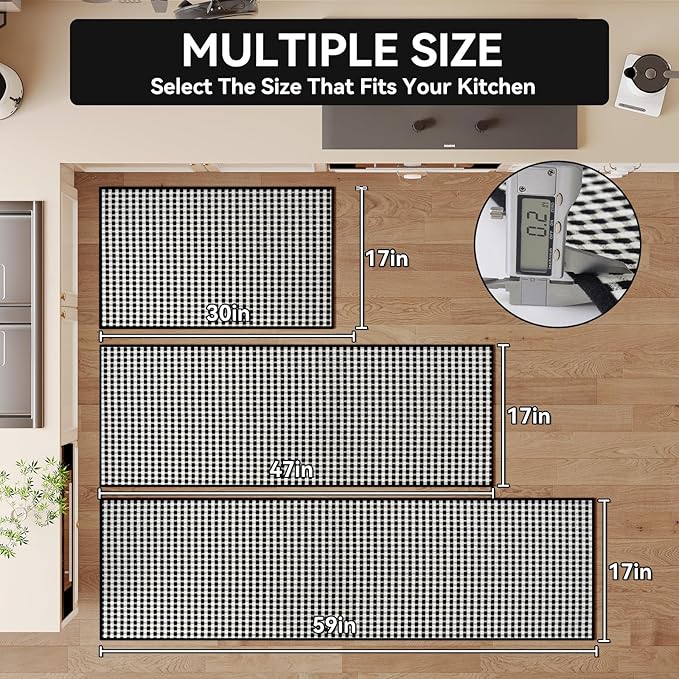 YDKGL Kitchen Mats for Floor, Super Absorbent Kitchen Rugs Non Slip Washable - Image 2
