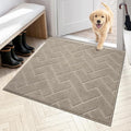 PURRUGS Dirt Trapping Door Mat 36" x 36", Non-Slip Machine Washable Entry Rug by PURRUGS