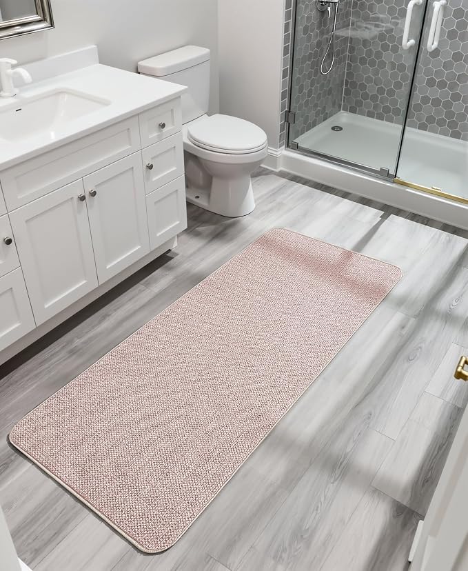 Bosap Bath Mat, Ultra Thin Bathroom Runner Rugs, Large Bath Mats - Image 6