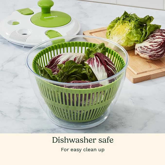 Cuisinart Salad Spinner- Wash, Spin & Dry Salad Greens, Fruits & Vegetables - Image 6