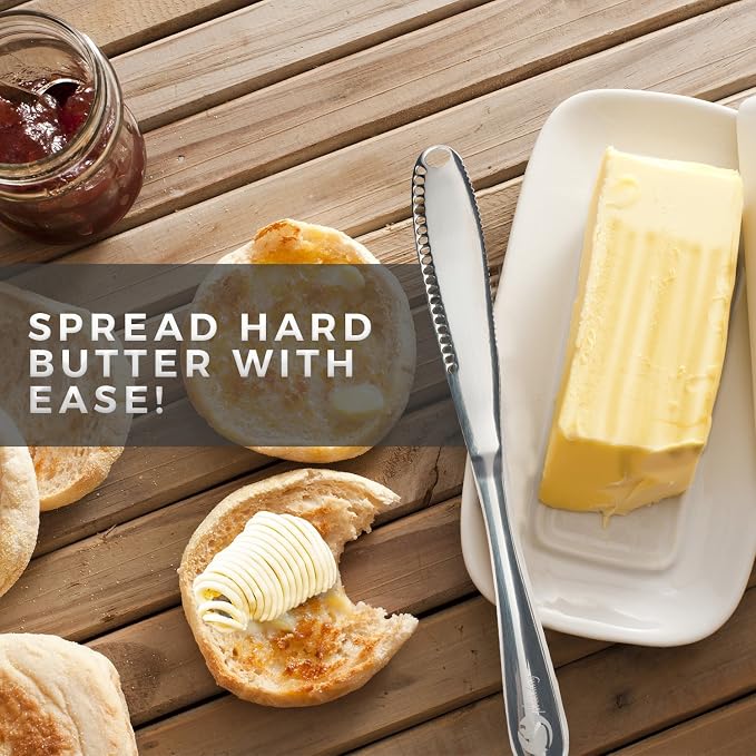 Stainless Steel Butter Spreader, Butter Knife - 3 in 1 Kitchen Gadgets - Image 3
