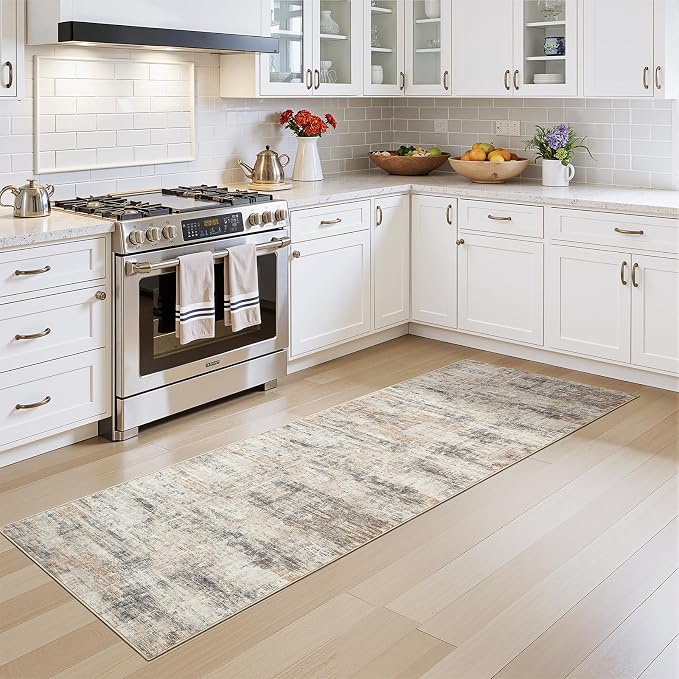 Lofus 2X 8 Area Rug for Hallways, Low Pile Soft Carpet Runner for Kitchen - Image 3