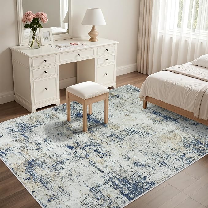 Washable Rug 6x9 Area Rugs: Soft Large Living Room Rug - Image 4