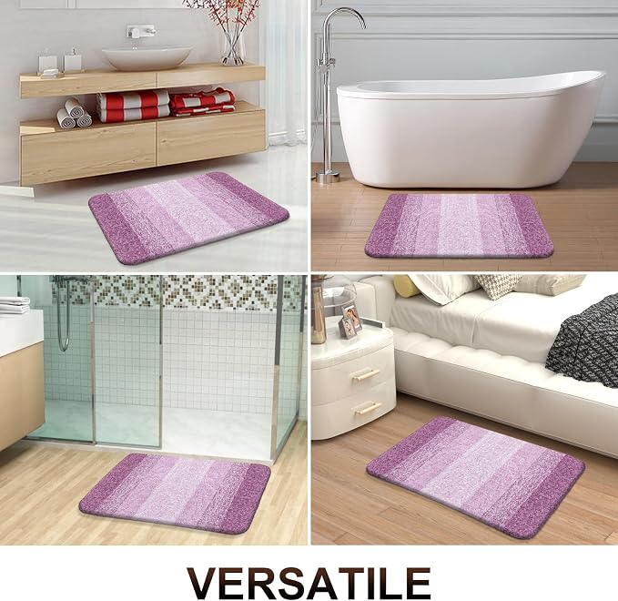 OLANLY Bathroom Runner Rugs Mat 47x20, Extra Soft Absorbent Microfiber Bath Rugs - Image 6