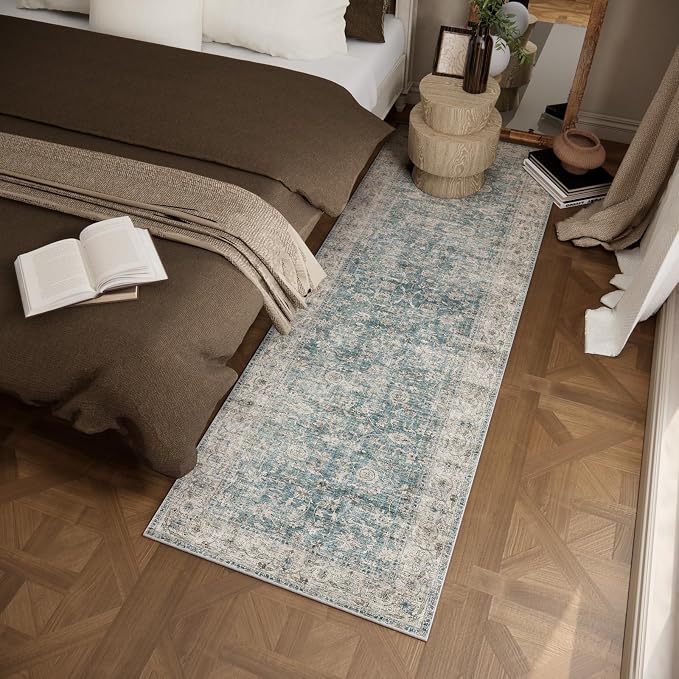 Machine Washable Rug Runners for Hallways: 2'6"x8' Kitchen Rugs Stain Resistant - Image 3