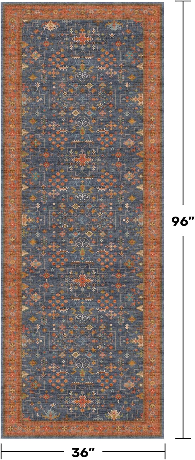 Hazo Haus Washable 3x8 Long Runner - Image 2