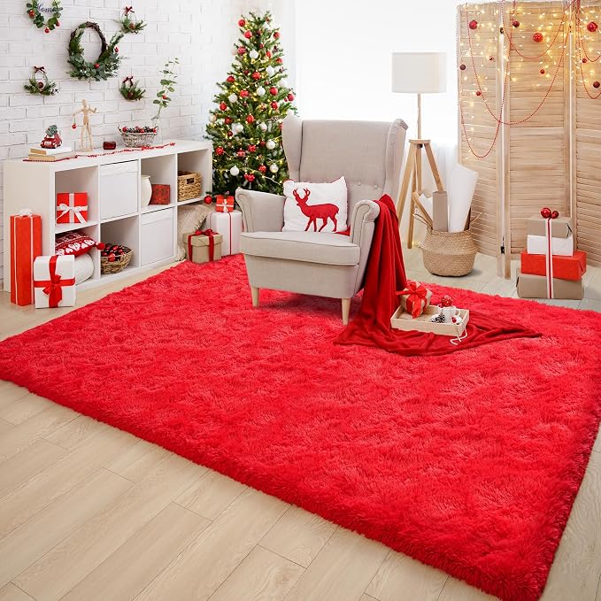 Chicrug Soft Area Rugs for Bedroom Living Room Plush Fluffy Rug 5x8 Feet - Image 8