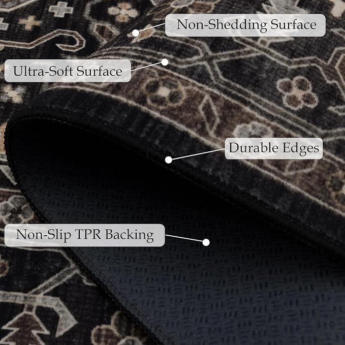 Ruaruarug Washable Area Rug 8x10 - Image 5