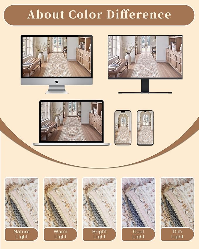 Madane Washable Runner Rug - Image 9