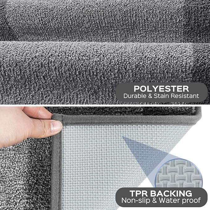 Machine Washable Kitchen Rug 32" x 84", Non Slip Kitchen Mat - Image 3