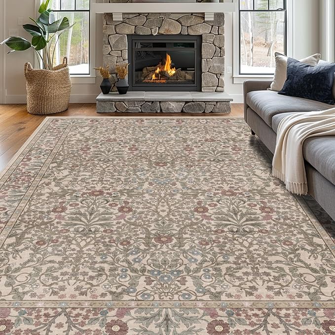 Extra Large 10x14 Area Rug for Living Room, Washable Rugs for Dining Room - Image 4
