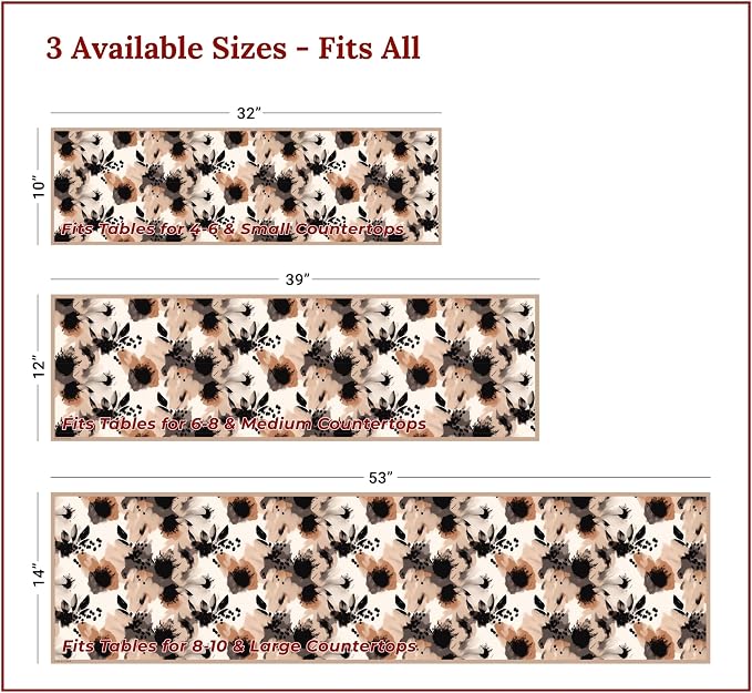 Heat Resistant Table Runner, 39 x 12 Inch - Image 4