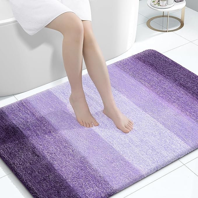 OLANLY Large Bathroom Rugs Mat 44x32, Extra Soft Absorbent Microfiber Bath Rugs by OLANLY