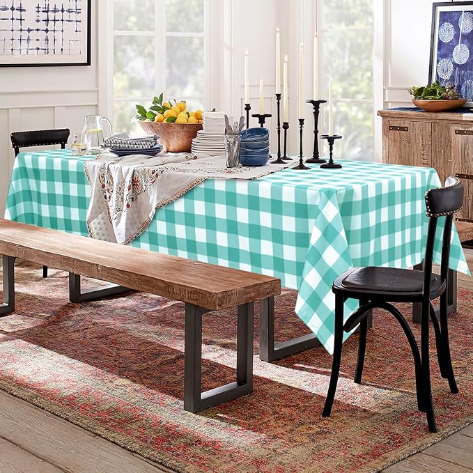 Checkered Square Tablecloth - Image 5