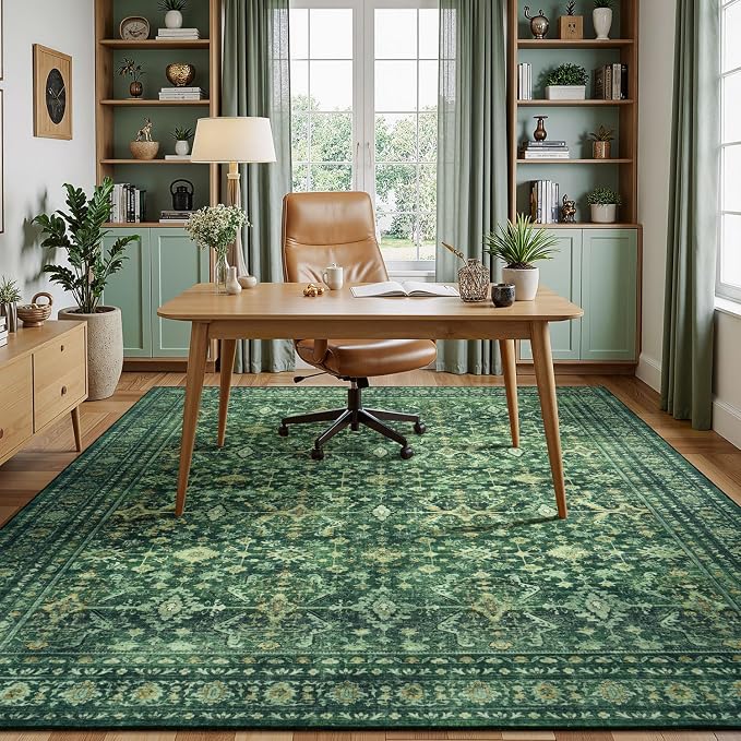 Lessymo 5x8 Washable Area Rug - Image 9