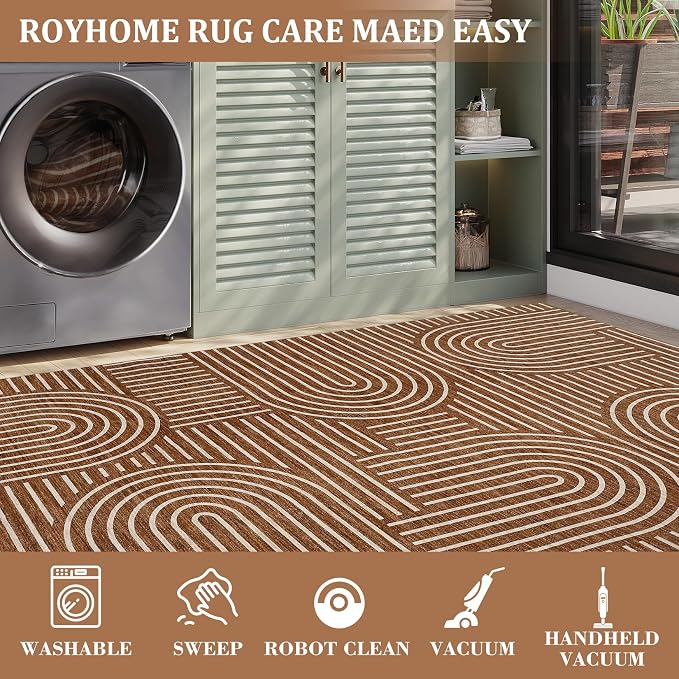 ROYHOME Washable Rug 3x5 Area Rugs - Image 6