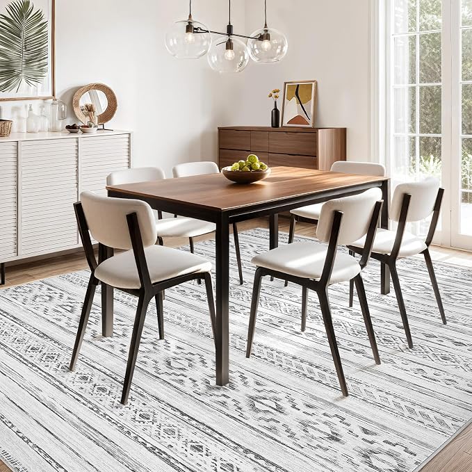 cotiled 10x14 Area Rugs Living Room Rug: Washable Boho Rugs - Image 8