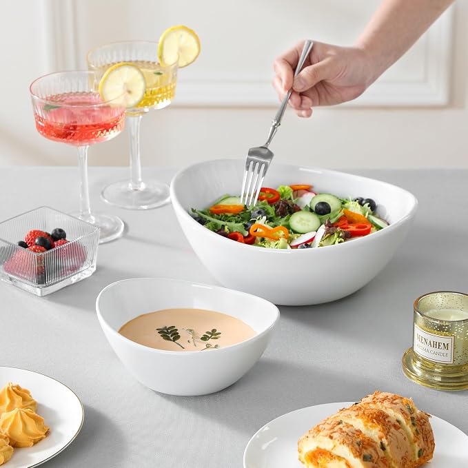MALACASA 2 Tier Chip and Dip Serving Set - Image 6
