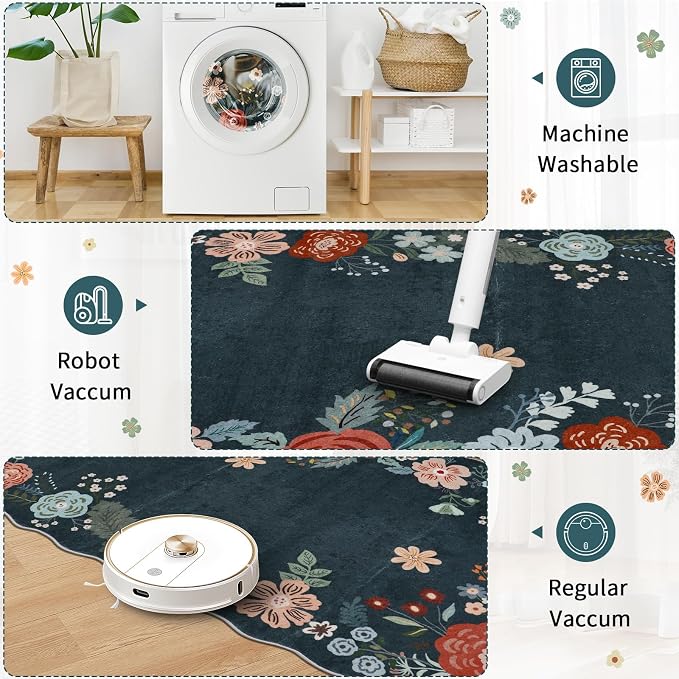 Washable Rug Runner, 3x8 Carpet Runners - Image 3