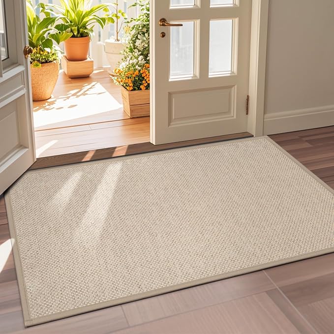 LEKEEPGO Door Mat 36"x59", Non Slip Door Mat Indoor Entrance, Rubber Backing by LEKEEPGO