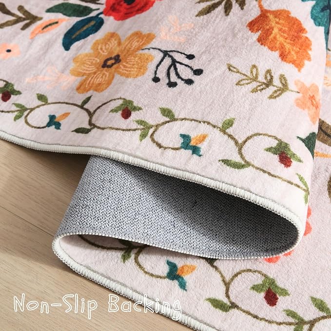 Rugcomf Runners for Hallways Kitchen Runner Rug Non Slip 2'x 10' Long Washable - Image 6