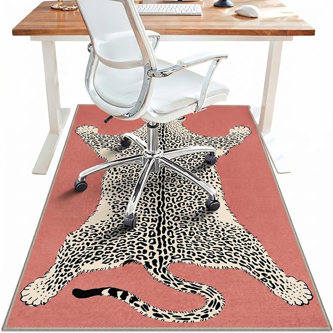 48"x60" Office Chair Mat for Hardwood Tile Floor, Under Desk Carpet Protector by BESBLEE