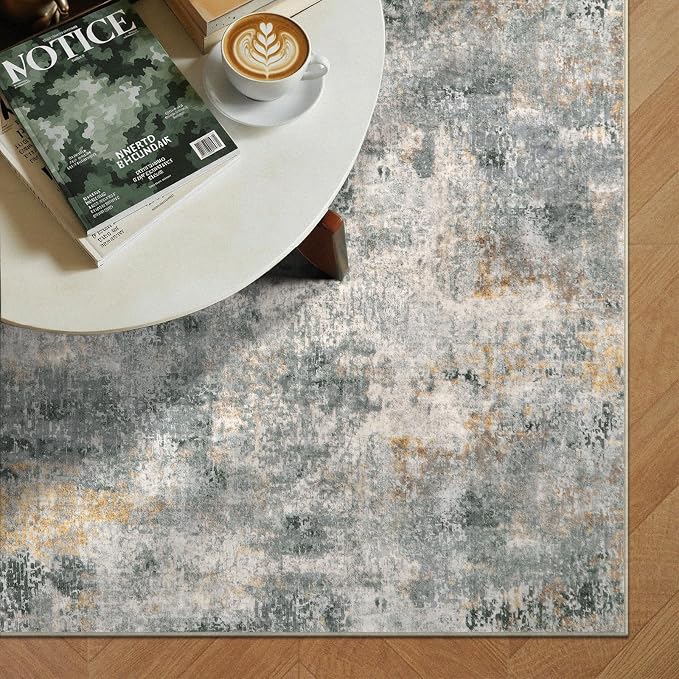 Lahome Modern Abstract 9x12 Area Rugs - Image 5