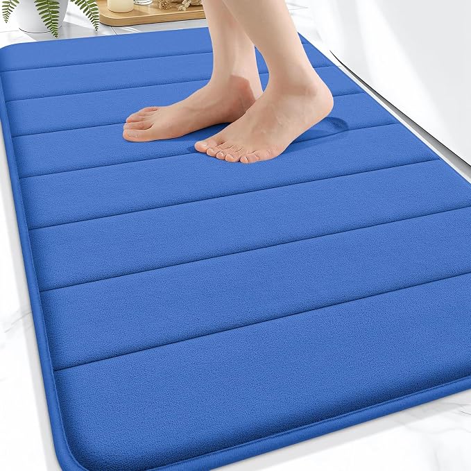 OLANLY Memory Foam Bath Mat 32x20, Super Soft Absorbent Bathroom Rugs, Quick Dry by OLANLY
