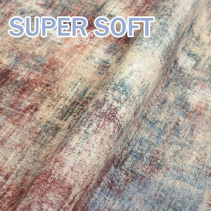 IOHOUZE Abstract Area Rug 4x5 Ft Washable Rugs - Image 6