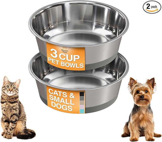 Neater Pet Brands Stainless Steel Dog Bowls by NeaterPetBrands