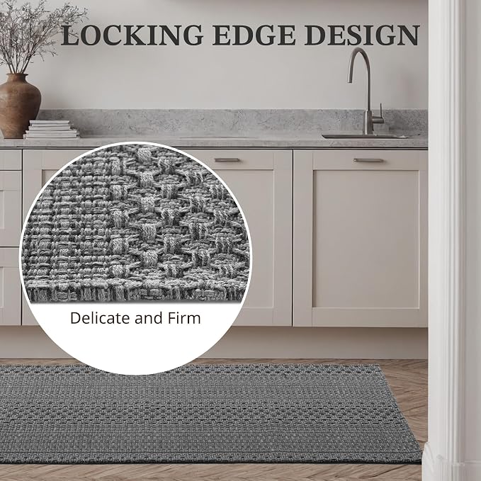 Door Mat Indoor Entrance 2x3 ft Area Rug, Machine Washable, Bohemian Small Area - Image 4