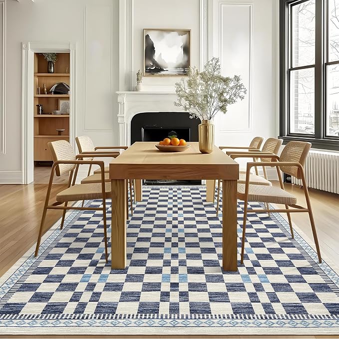 GarveeHome Area Rug 8x10 for Dining Bedroom Machine Washable Easy-Clean Rugs - Image 2