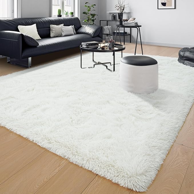 Tepook Super Soft Fluffy Rugs for Bedroom, Shag 5x7 Area Rugs for Living Room - Image 8