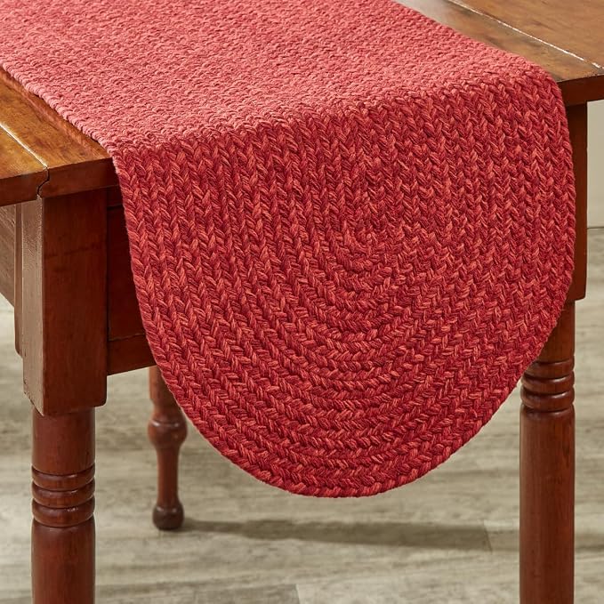 Park Designs Paprika Spice Bin Table Runner 15" x 36", Braided | Cotton | - Image 2
