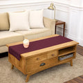 Solino Home Cotton Linen Table Runner Wine, Hemstitch Collection 14 x 60 in | by SolinoHome