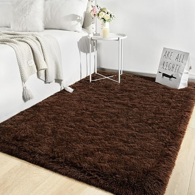 TWINNIS Super Soft Shaggy Rugs Fluffy Carpets, 8x10 Feet, Indoor Modern Plush - Image 7