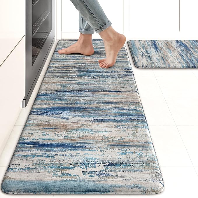 KIMODE Christmas Anti Fatigue Kitchen Mats by StayinComfortCookwithJoy
